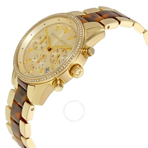 Michael Kors Ritz Chrongraph Champagne Dial 